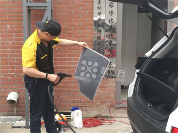 長(zhǎng)安汽車除甲醛除味治理現(xiàn)場(chǎng)
